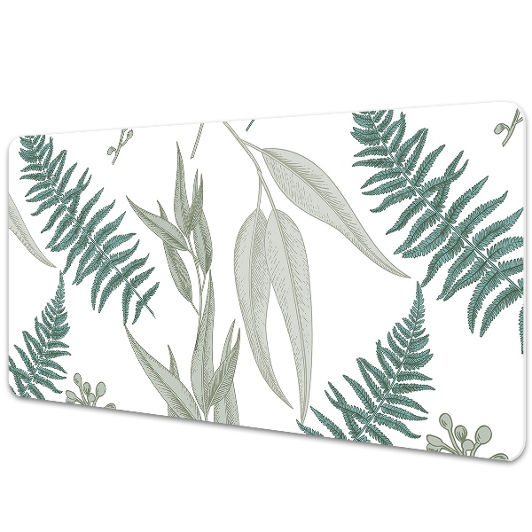 Large desk mat for children Fern