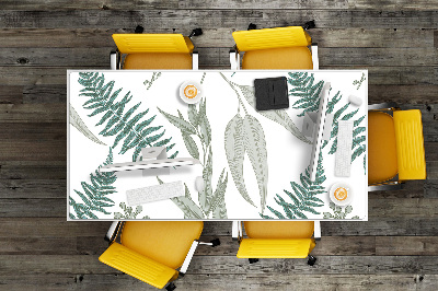 Large desk mat for children Fern