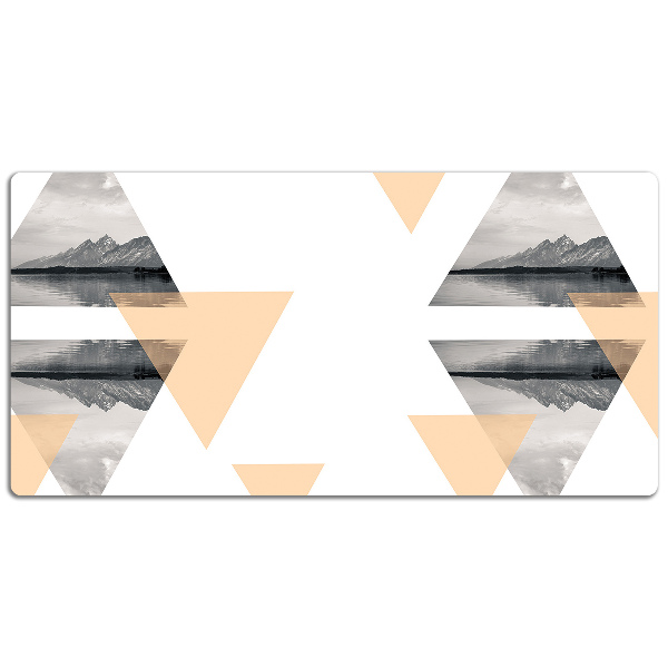 Full desk pad lake landscape