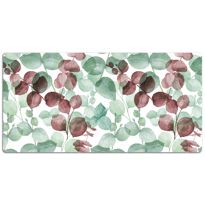 Large desk mat table protector floral pattern