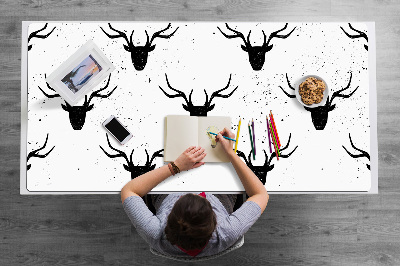 Desk mat Black deer formula