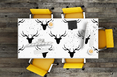 Desk mat Black deer formula