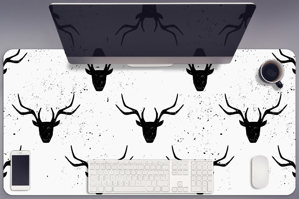 Desk mat Black deer formula