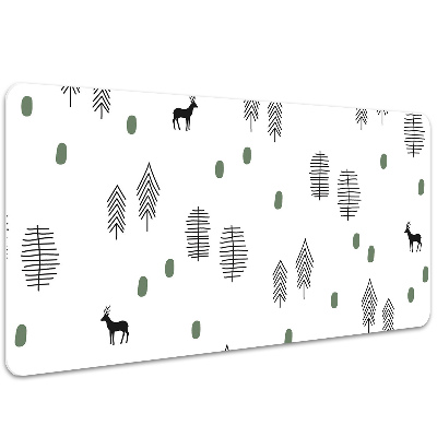 Desk pad Deer in the forest