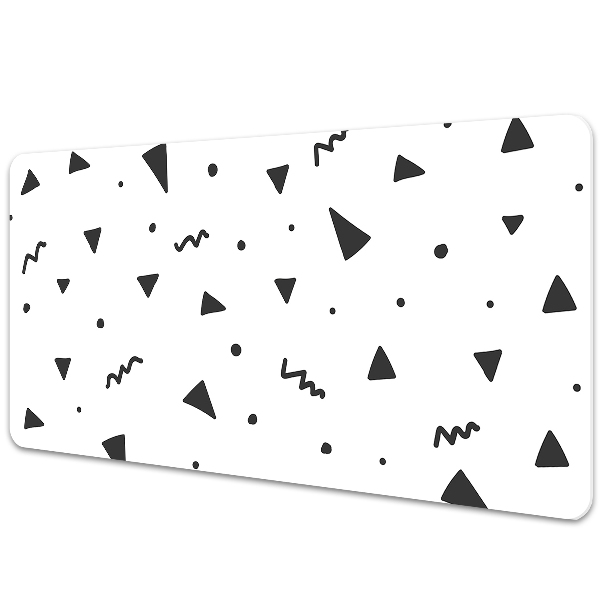 Full desk protector geometric shapes