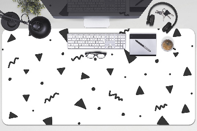 Full desk protector geometric shapes