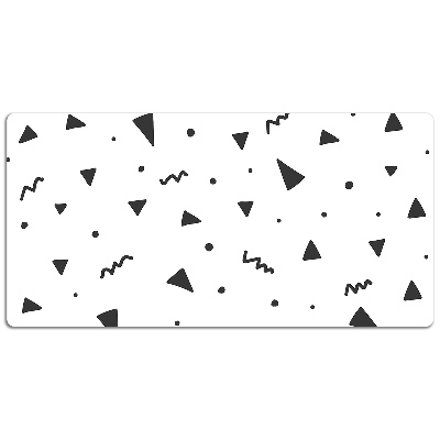 Full desk protector geometric shapes