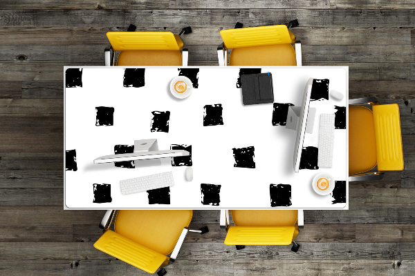 Full desk pad painted squares