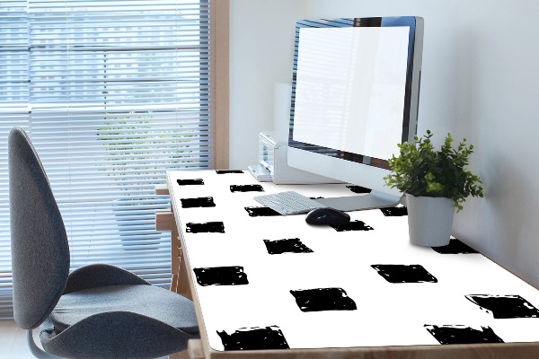 Full desk pad painted squares