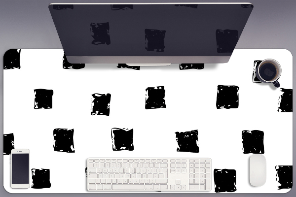 Full desk pad painted squares