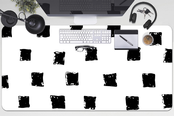 Full desk pad painted squares