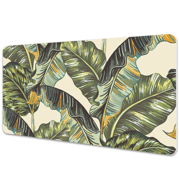 Full desk pad tropical leaves