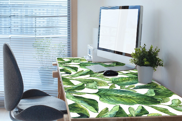 Full desk protector banana leaves
