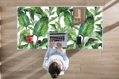 Full desk protector banana leaves