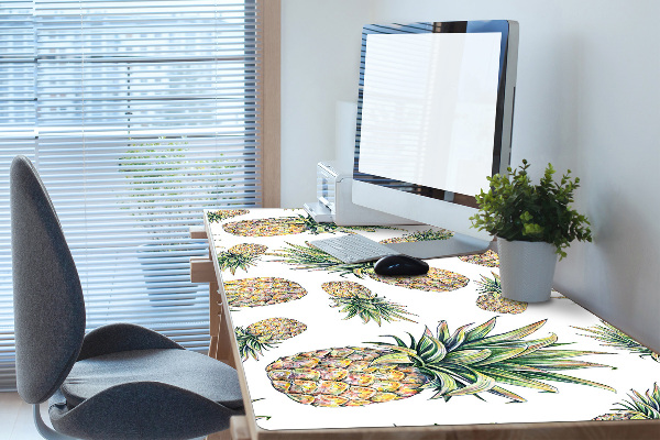 Large desk mat for children pineapples