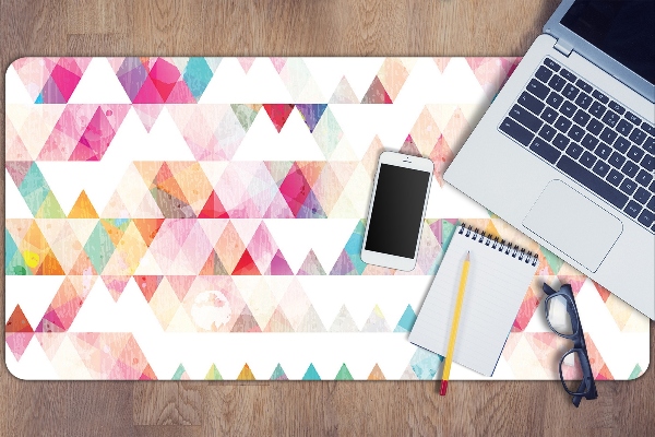 Desk mat geometry of triangles