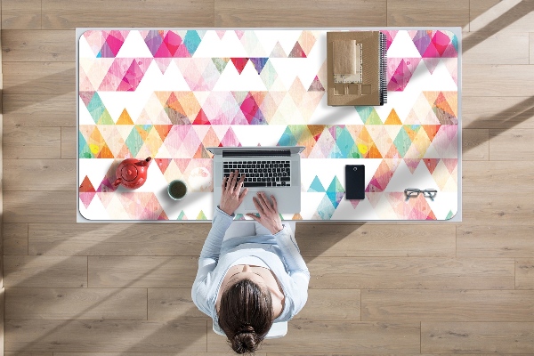 Desk mat geometry of triangles