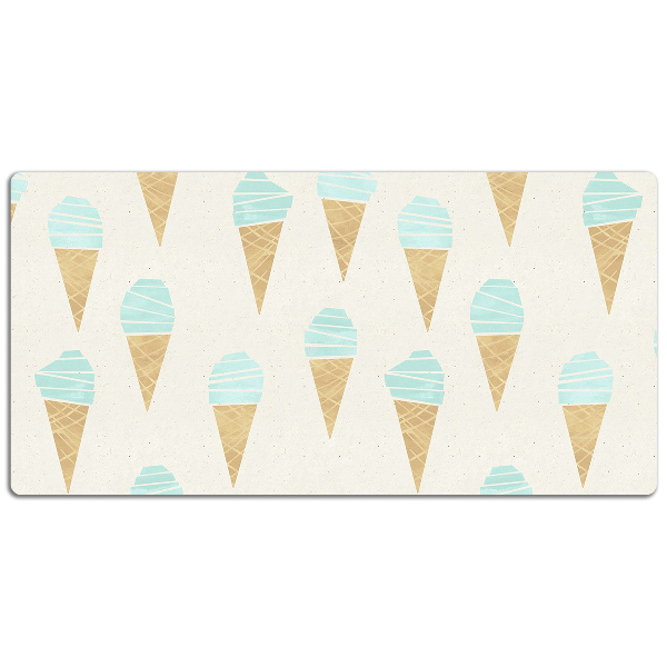 Large desk mat for children ice pattern