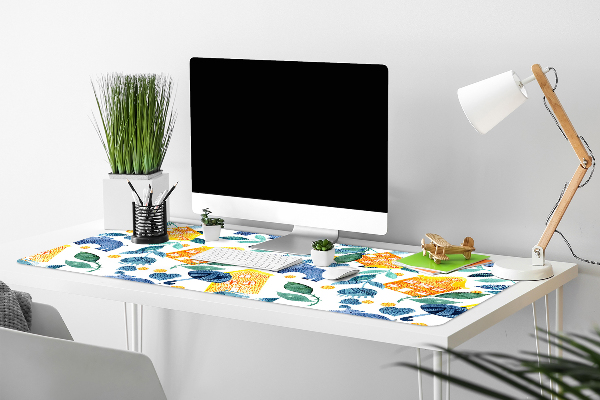 Large desk mat for children hippos