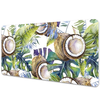 Desk pad Coconuts and leaves