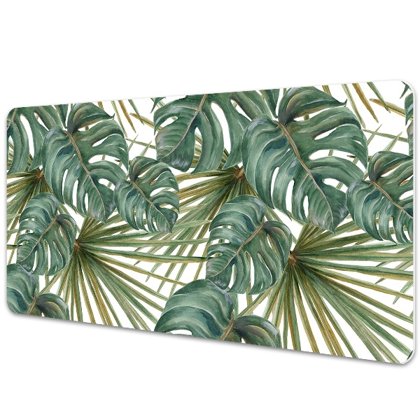 Desk mat exotic plants