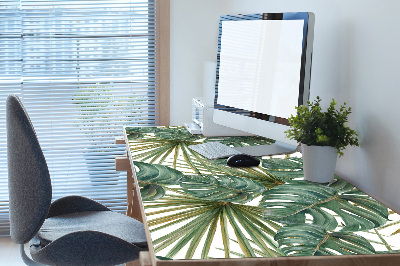 Desk mat exotic plants