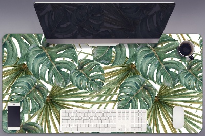 Desk mat exotic plants