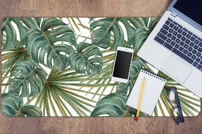 Desk mat exotic plants