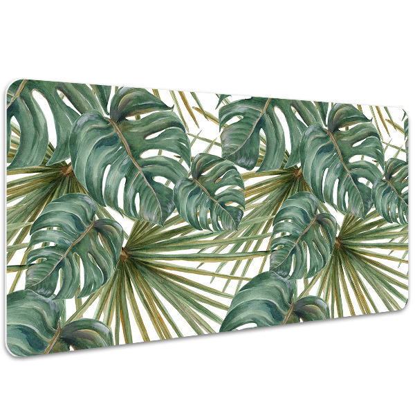 Desk mat exotic plants