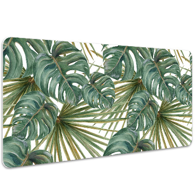 Desk mat exotic plants