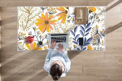 Full desk mat Pastel meadow