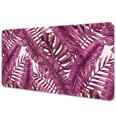 Full desk pad tropical leaves