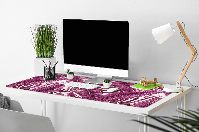 Full desk pad tropical leaves