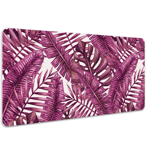 Full desk pad tropical leaves