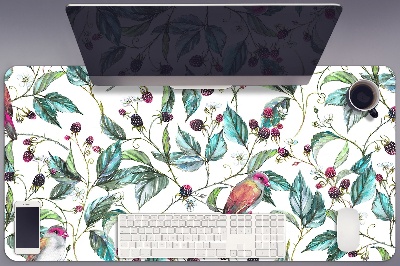 Desk pad Birds on a branch