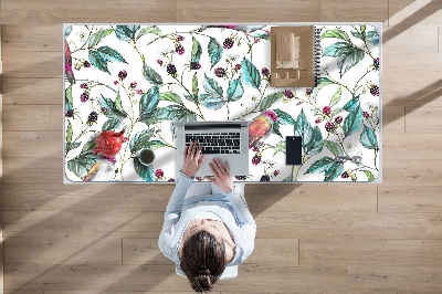 Desk pad Birds on a branch