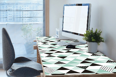 Full desk pad geometric pattern