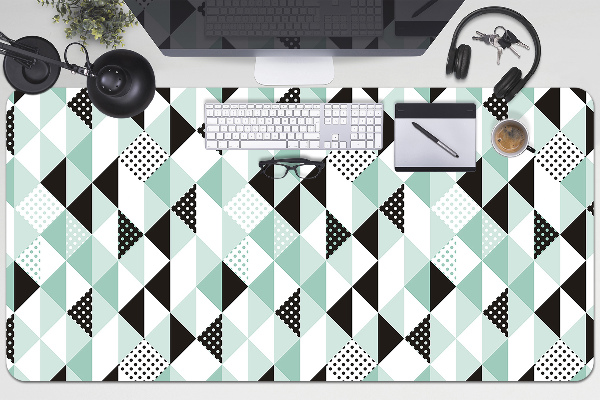 Full desk pad geometric pattern