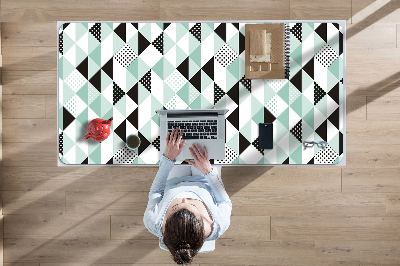 Full desk pad geometric pattern