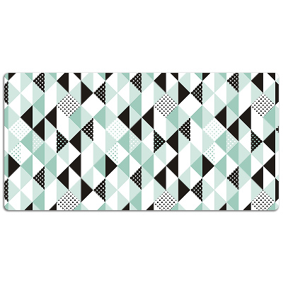 Full desk pad geometric pattern