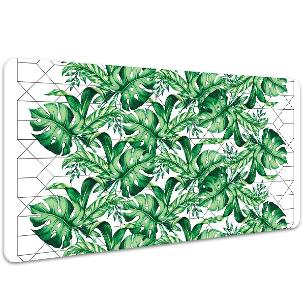 Desk mat geometric lines