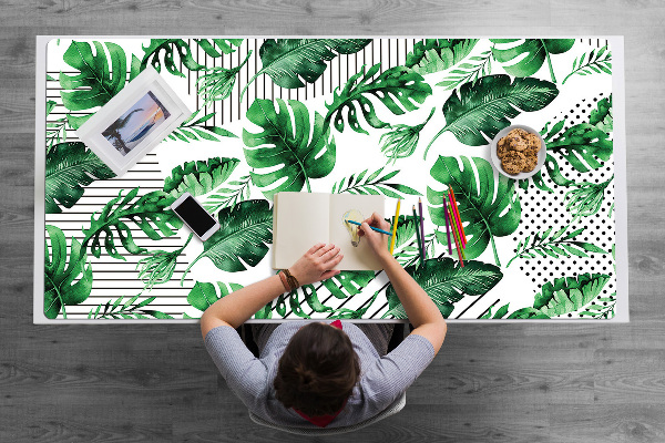 Desk pad Dots and leaves