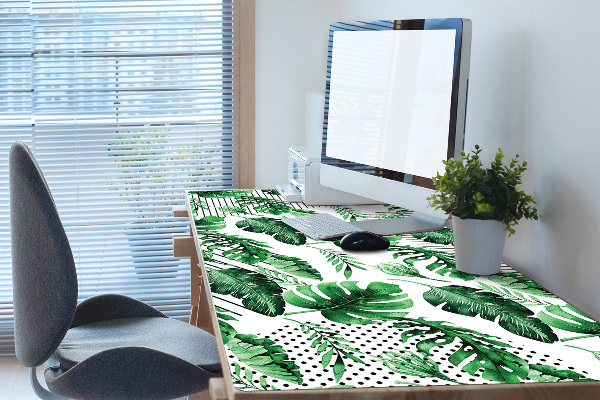 Desk pad Dots and leaves