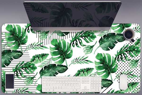 Desk pad Dots and leaves