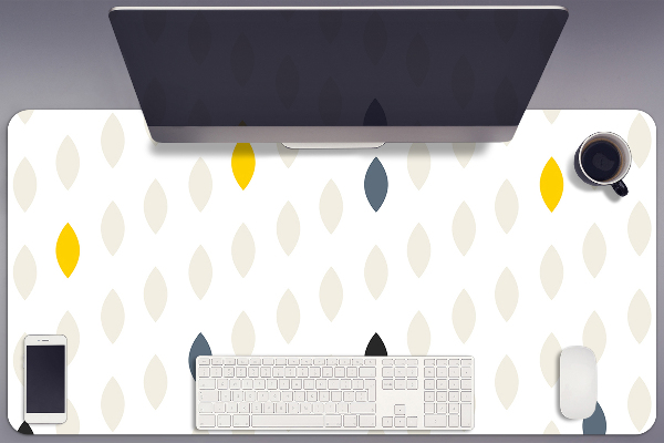 Full desk protector colored lemon