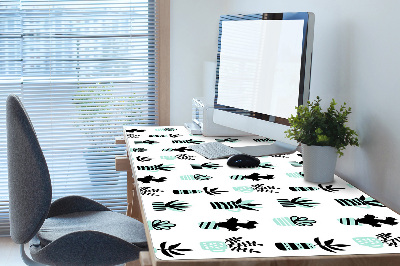 Large desk mat for children Succulents