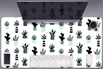 Large desk mat for children Succulents