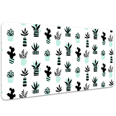 Large desk mat for children Succulents