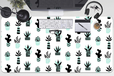 Large desk mat for children Succulents