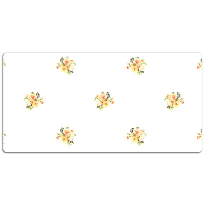 Large desk pad PVC protector mini bouquets